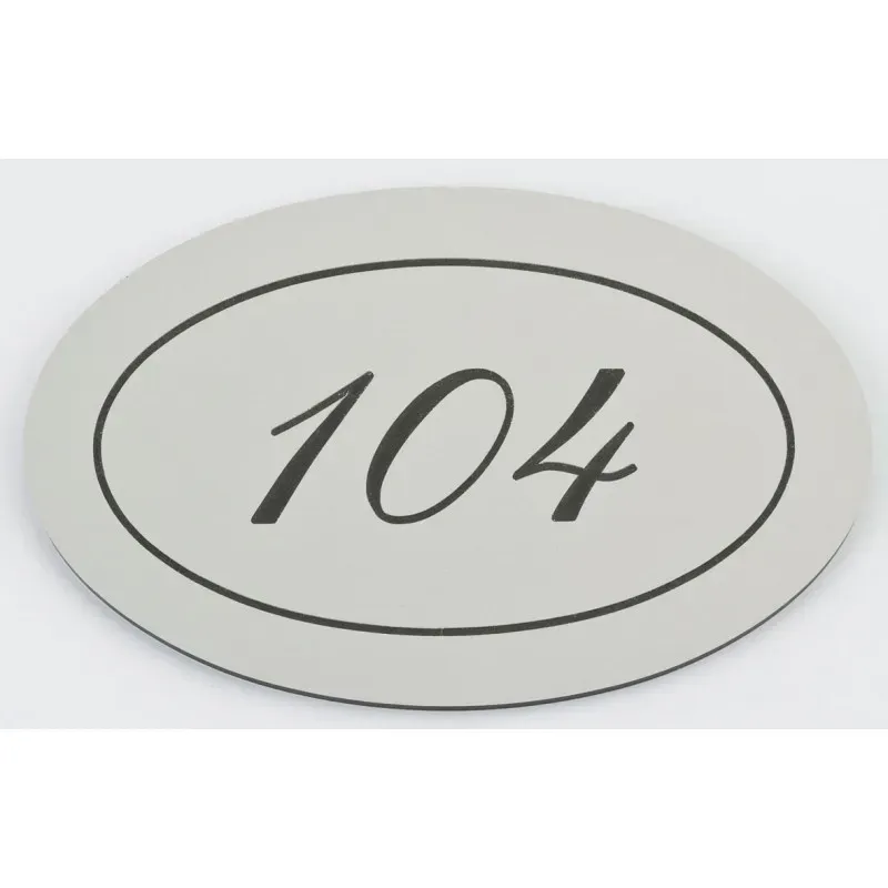Plaque signalétique alu
